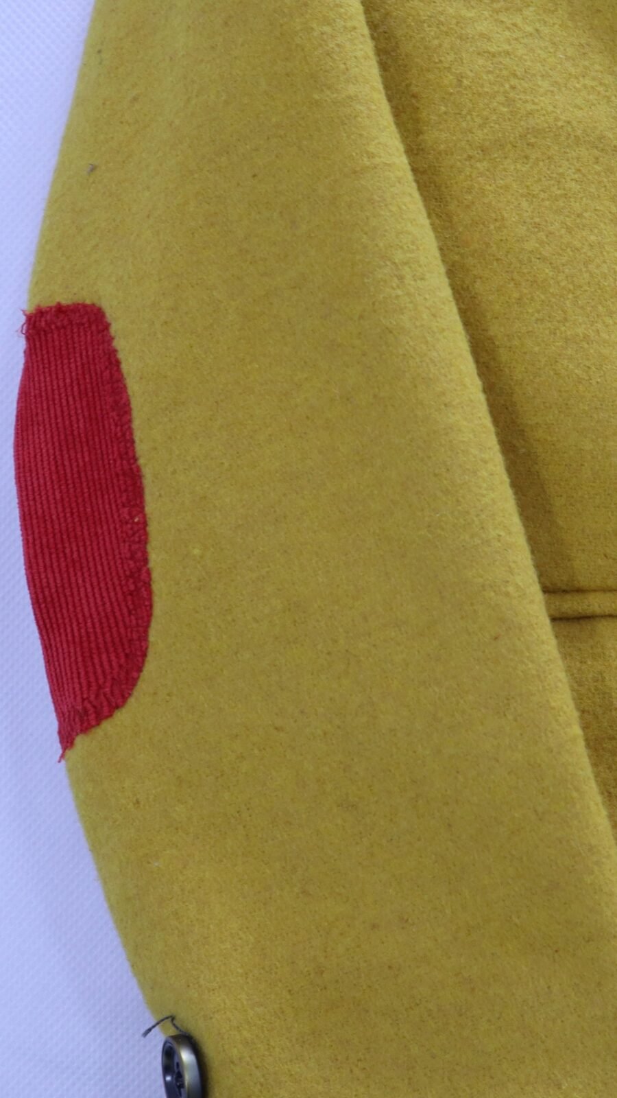 Boys Mustard Elbow-Patch Blazer, sizes 1-3 years