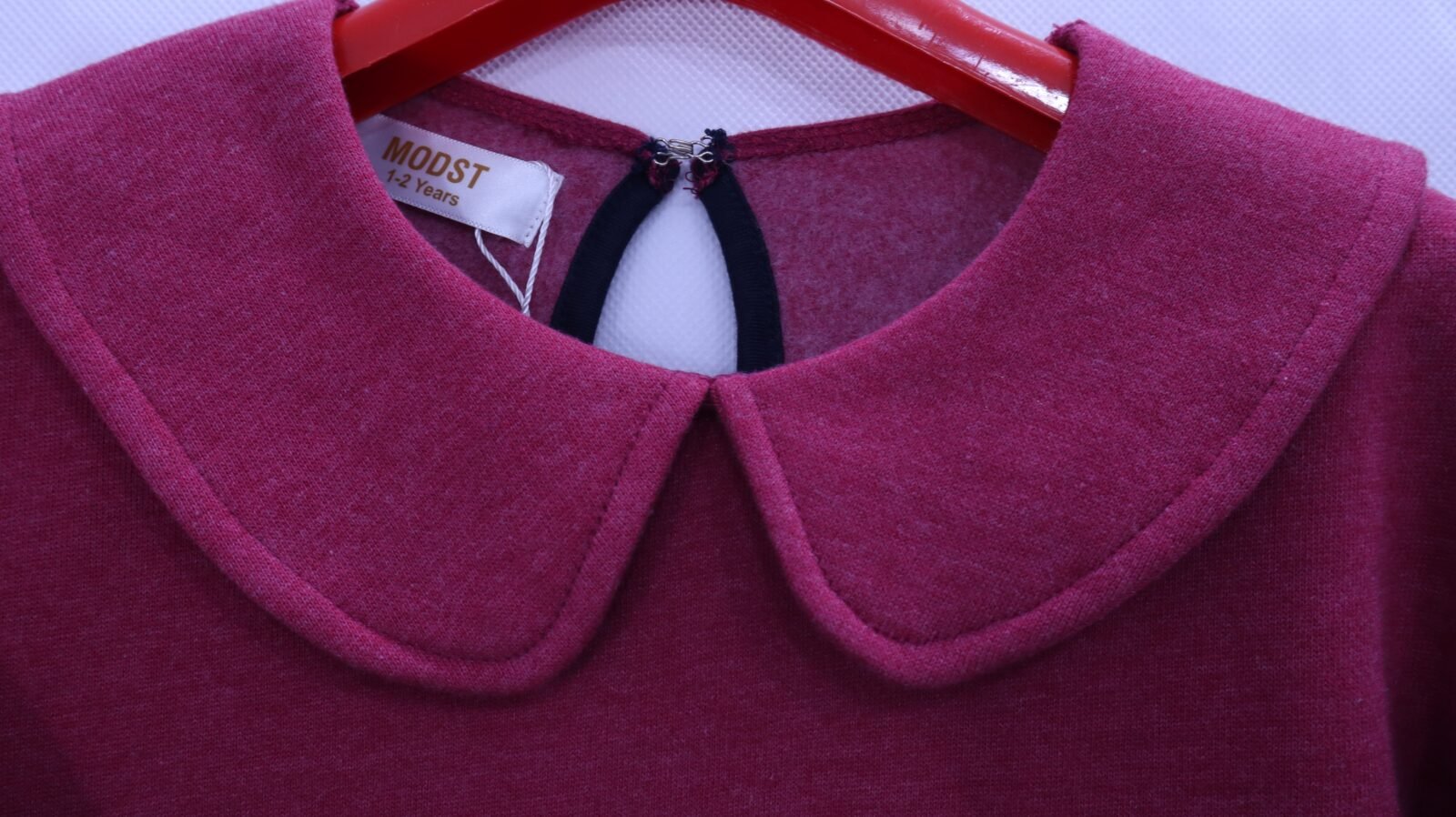 Girls Berry Peter Pan Collar Sweater, available in sizes 1-8 years at MODST Lahore