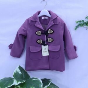 Girls Lilac Toggle Coat for Winter from MODST Kidswear