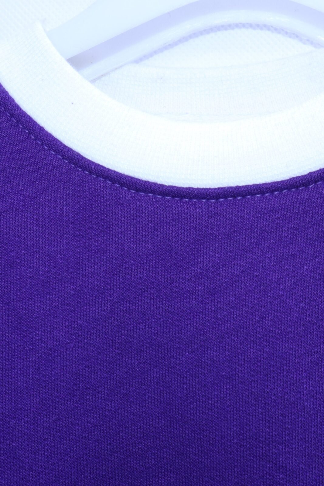 Girls Purple Ruffle-Shoulder Sweatshirt for children in Pakistan