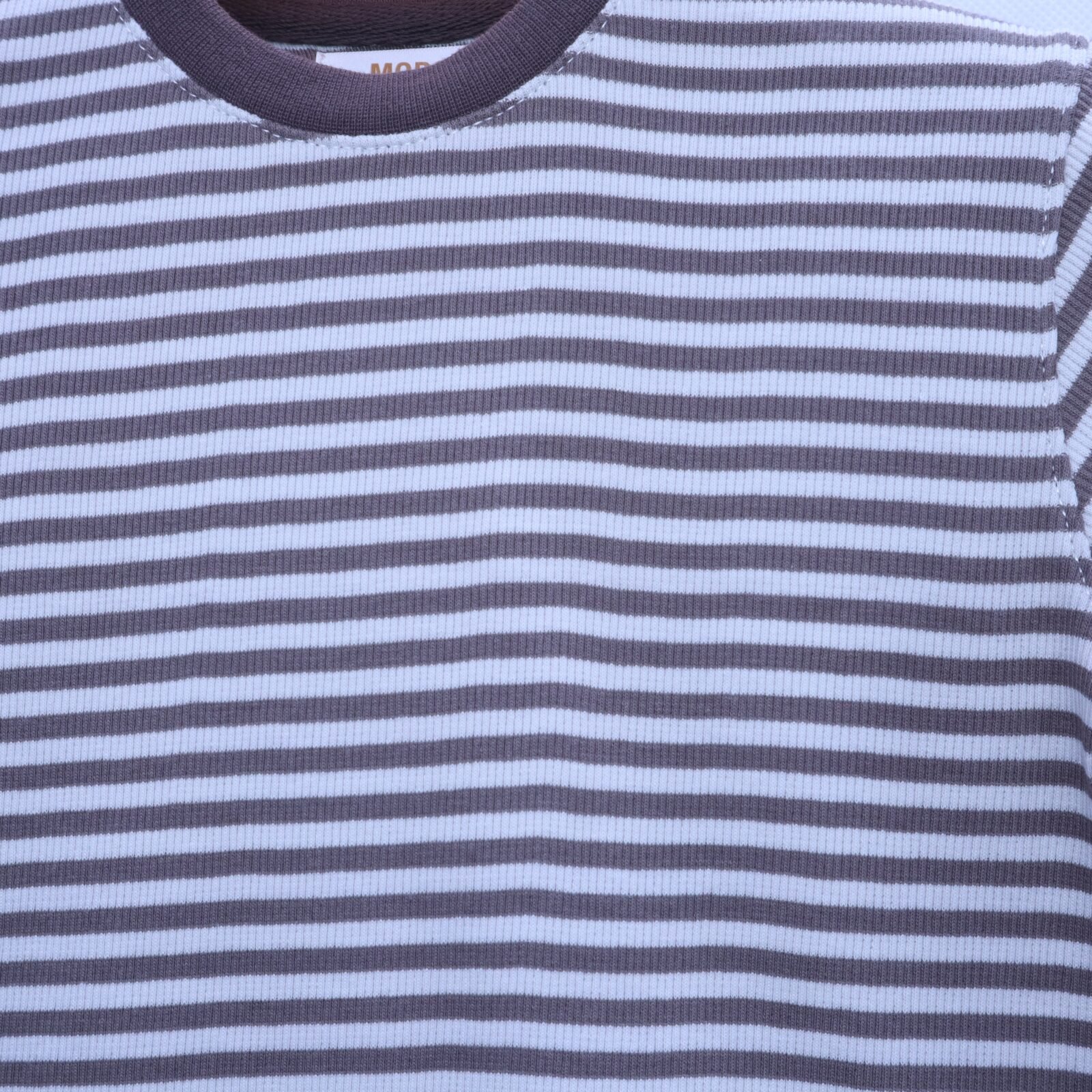 Kids Brown Narrow-Stripe Long-Sleeve Tee for children in Pakistan