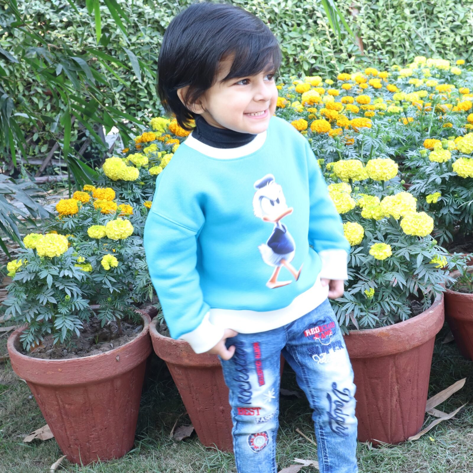 Kids Donald Duck Crewneck Sweatshirt from MODST Kidswear