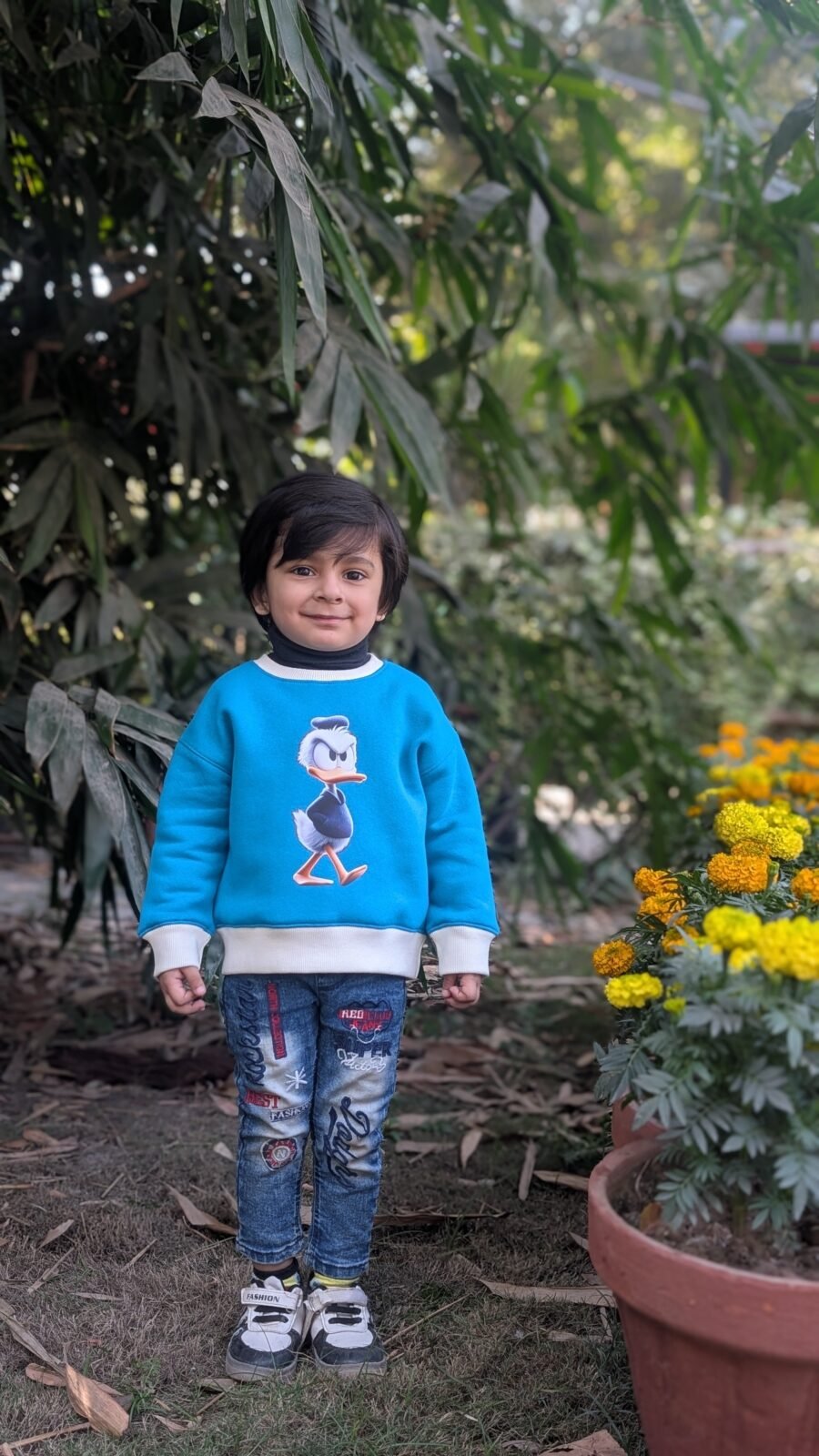 Kids Donald Duck Crewneck Sweatshirt, sizes 1-6 years