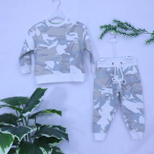 Kids Grey Camo Track Suit from MODST Kidswear