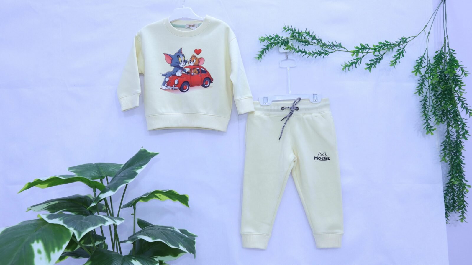 Kids Tom & Jerry Track Suit, available in sizes 1-5 years at MODST Lahore